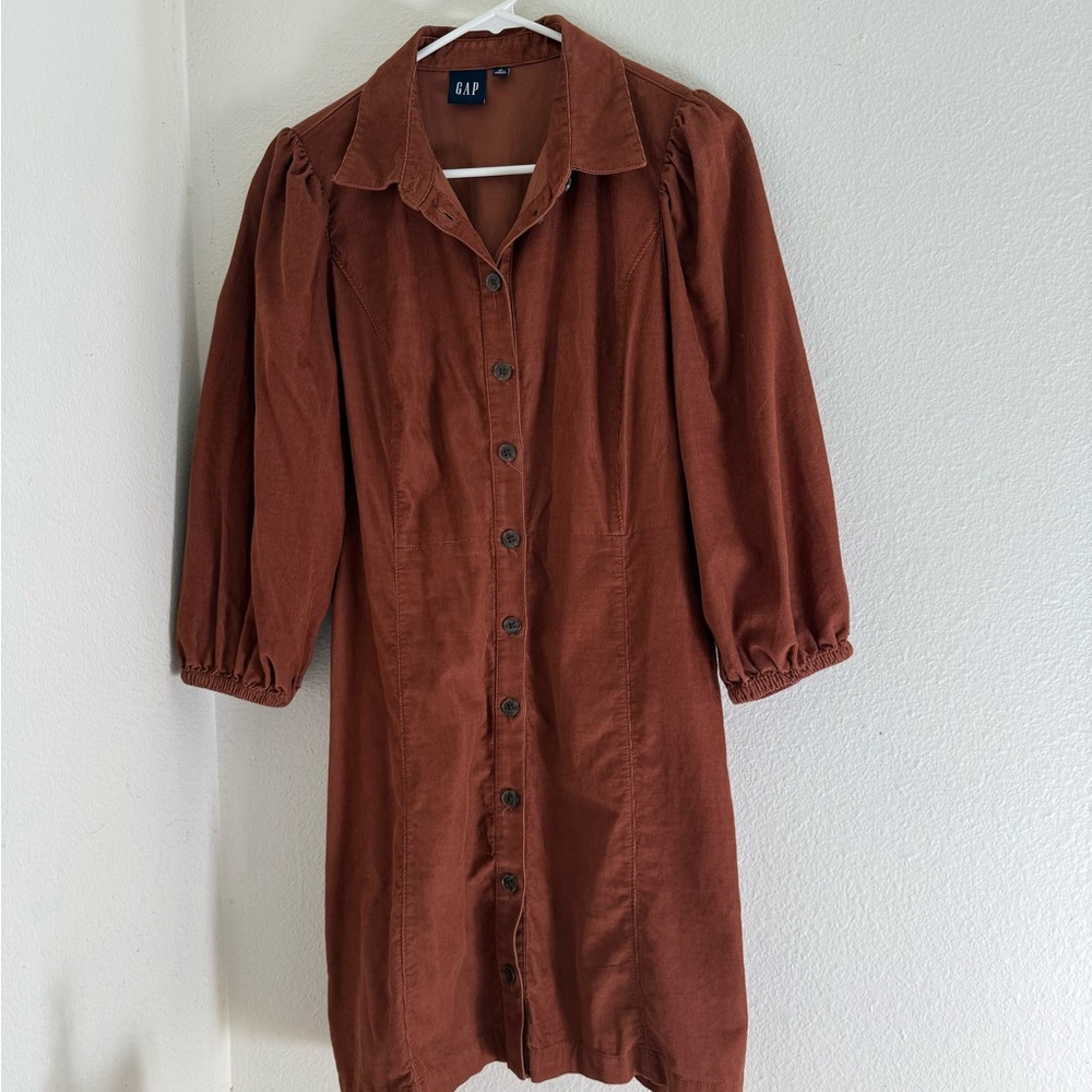 GAP Rust Corduroy Mini Dress